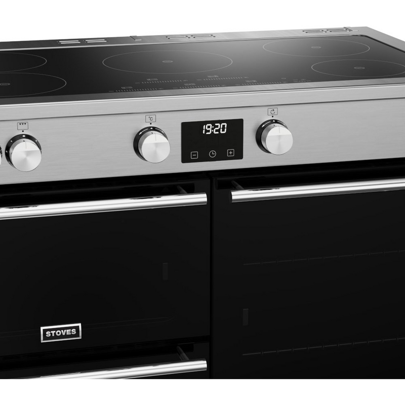 Stoves Precision Deluxe ST DX PREC D1000Ei TCH SS 100cm Electric Induction (Touch Control) Range Cooker (Discontinued)