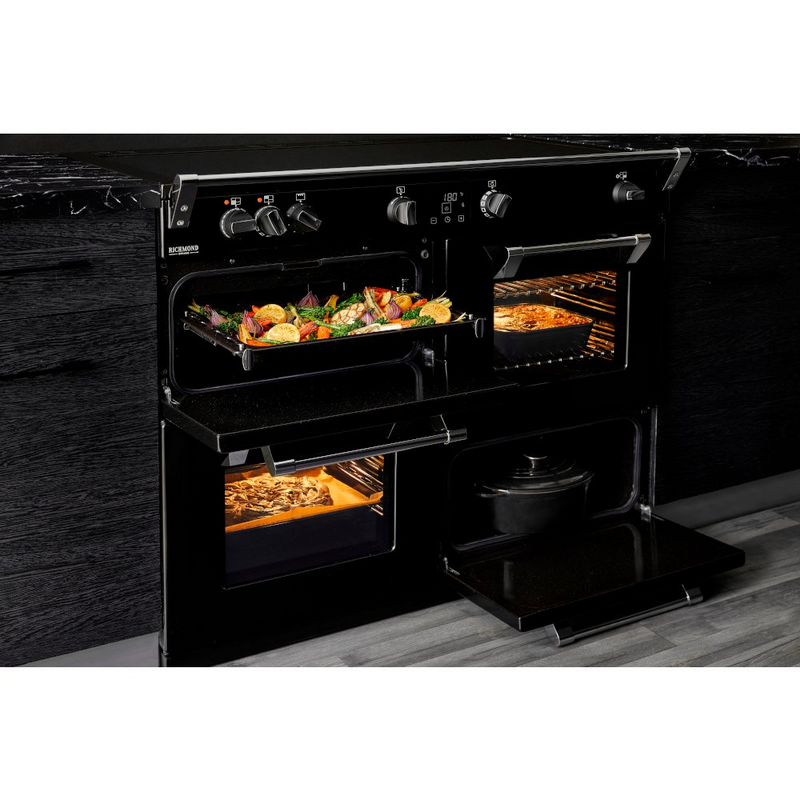 Stoves Precision Deluxe ST DX PREC D1000Ei TCH SS 100cm Electric Induction (Touch Control) Range Cooker (Discontinued)