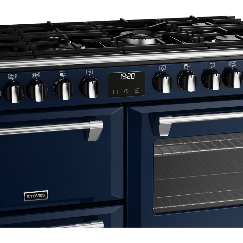 Stoves Richmond Deluxe ST DX RICH D1000DF MBL 100cm Dual Fuel Range Cooker (Discontinued)