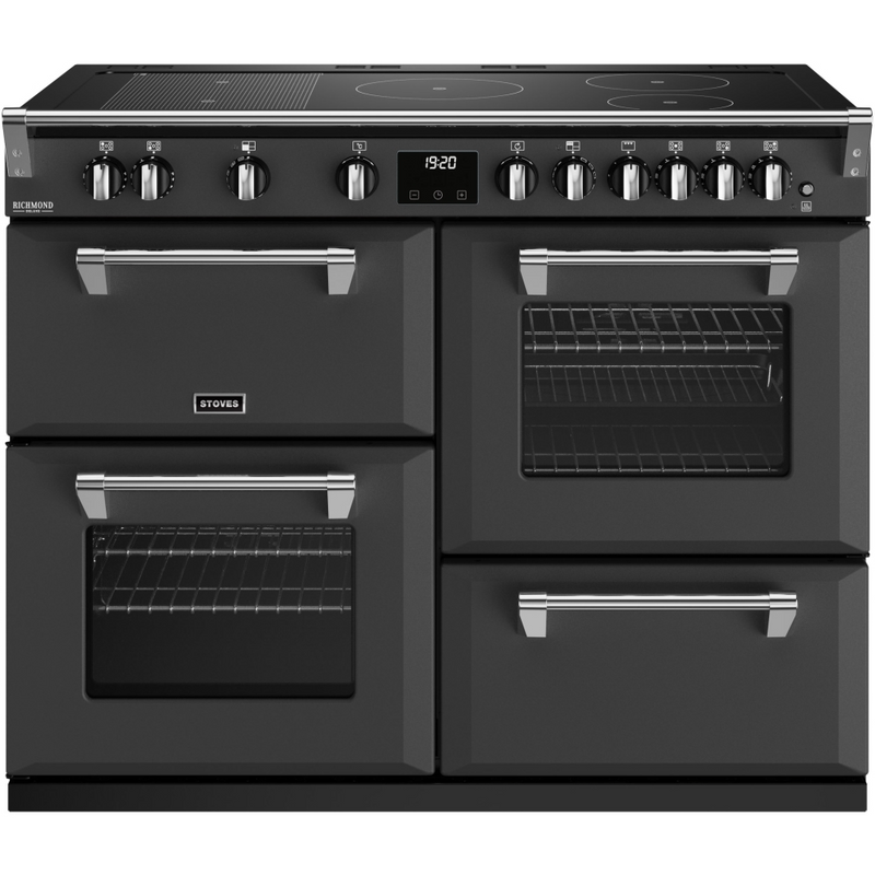 Stoves Richmond Deluxe ST DX RICH D1100Ei RTY AGR 110cm Electric Induction (Rotary Control) Range Cooker (Discontinued)