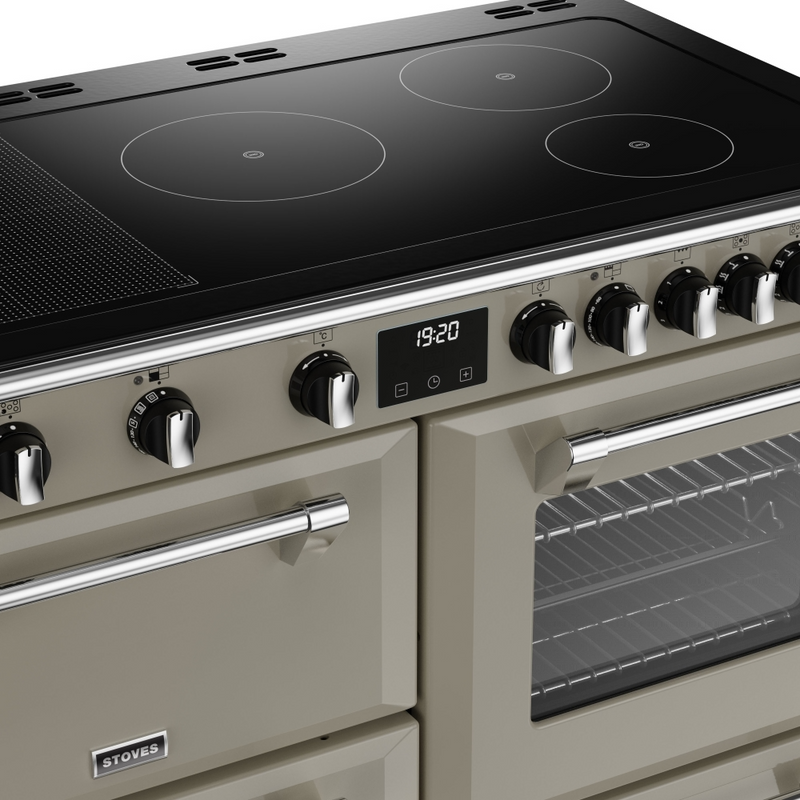 Stoves Richmond Deluxe ST DX RICH D1100Ei RTY PMU 110cm Electric Induction (Rotary Control) Range Cooker (Discontinued)