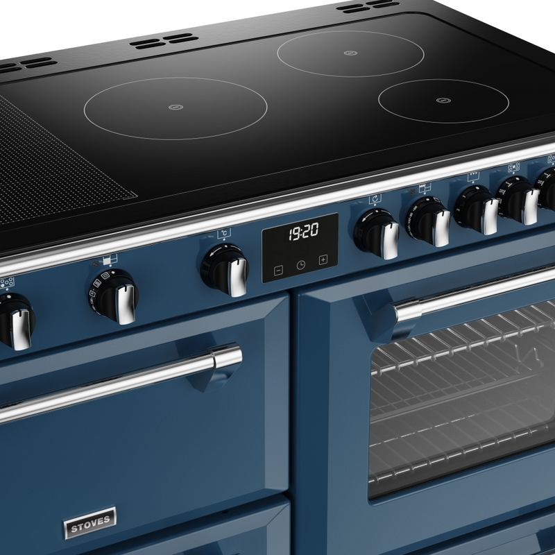 Stoves Richmond Deluxe ST DX RICH D1100Ei RTY TBL 110cm Electric Induction (Rotary Control) Range Cooker (Discontinued)