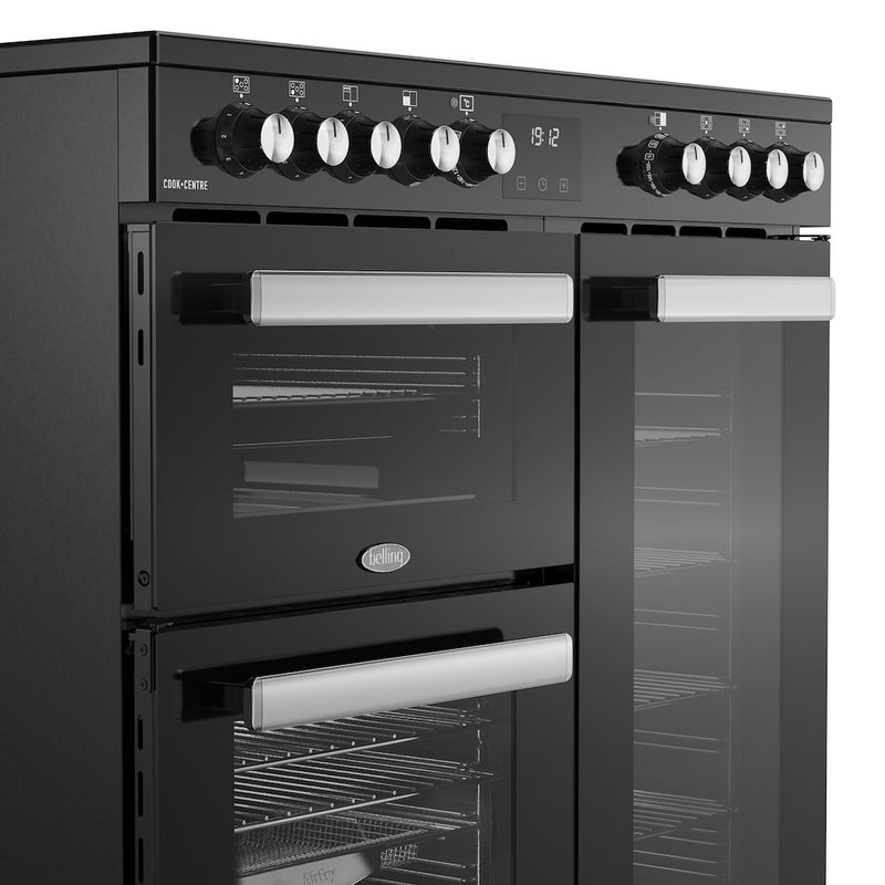 Belling RCA COOKCENTRE 90E 90cm Electric Ceramic Range Cooker - Black