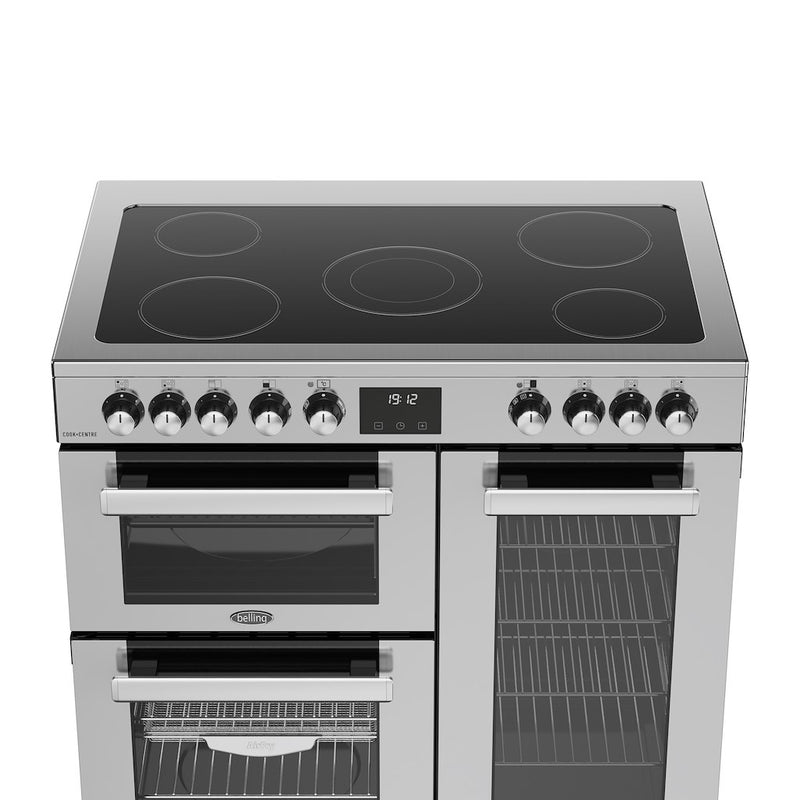 Belling RCA COOKCENTRE 90E 90cm Electric Ceramic Range Cooker - Stainless Steel