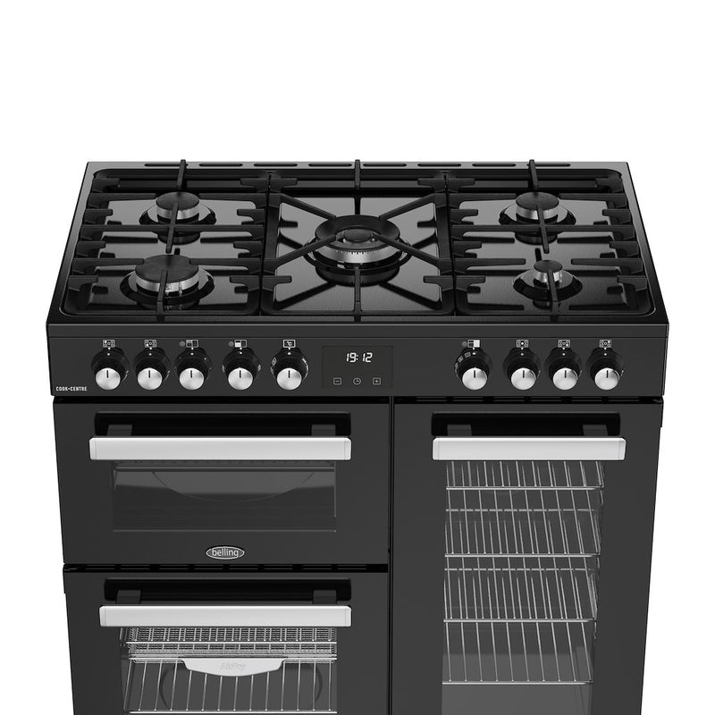 Belling RCA COOKCENTRE 90DF 90cm Dual Fuel Range Cooker - Black