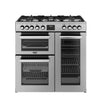 Belling RCA COOKCENTRE 90DF 90cm Dual Fuel Range Cooker - Stainless Steel Thumbnail