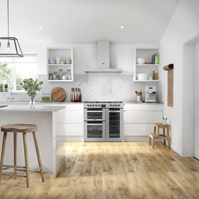 Belling RCA COOKCENTRE 90DF 90cm Dual Fuel Range Cooker - Stainless Steel