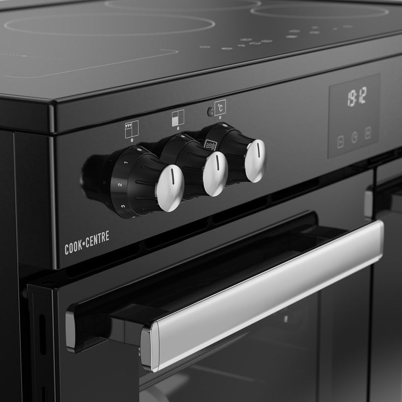 Belling RCA COOKCENTRE 90Ei 90cm Electric Induction Touch Range Cooker - Black