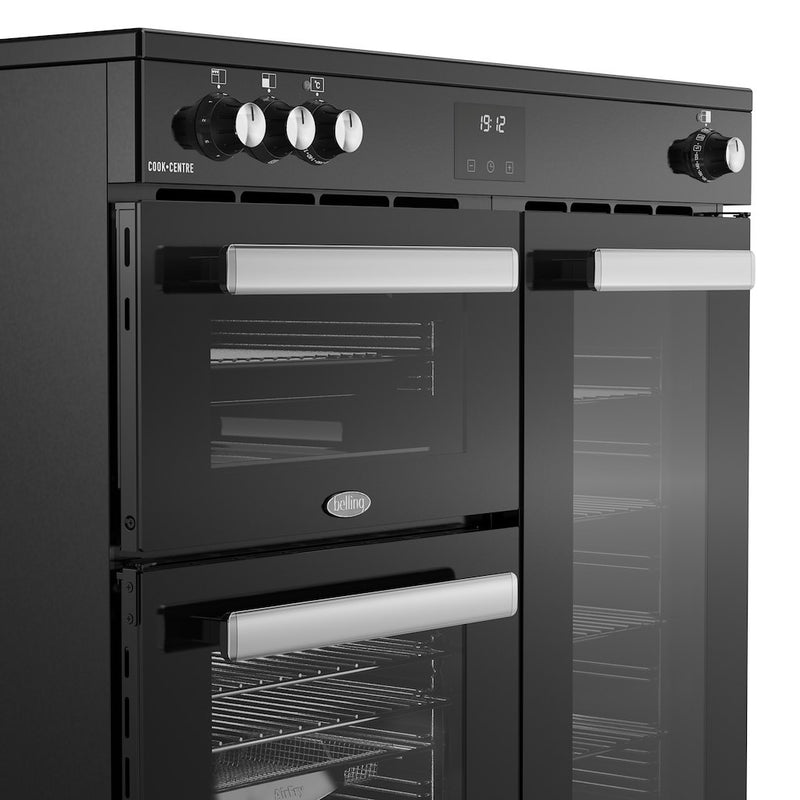 Belling RCA COOKCENTRE 90Ei 90cm Electric Induction Touch Range Cooker - Black