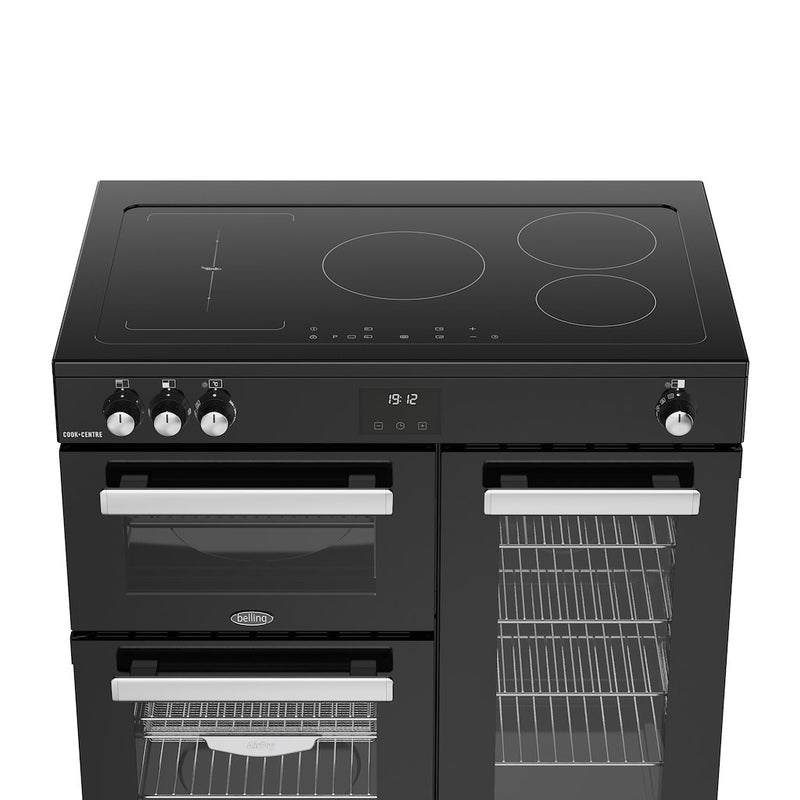 Belling RCA COOKCENTRE 90Ei 90cm Electric Induction Touch Range Cooker - Black