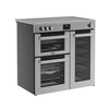 Belling RCA COOKCENTRE 90Ei 90cm Electric Induction Touch Range Cooker - Stainless Steel Thumbnail
