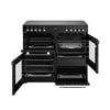 Belling RCA COOKCENTRE 100E 100cm Electric Ceramic Range Cooker - Black Thumbnail