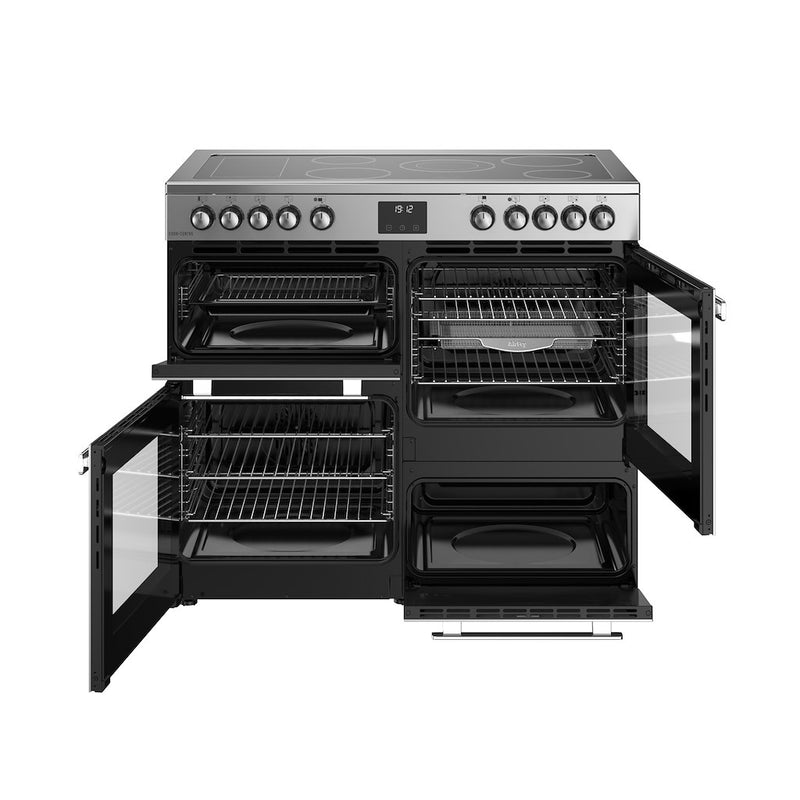 Belling RCA COOKCENTRE 100E 100cm Electric Ceramic Range Cooker - Stainless Steel