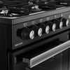 Belling RCA COOKCENTRE 100DF 100cm Dual Fuel Range Cooker - Black Thumbnail