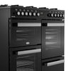 Belling RCA COOKCENTRE 100DF 100cm Dual Fuel Range Cooker - Black Thumbnail