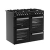 Belling RCA COOKCENTRE 100DF 100cm Dual Fuel Range Cooker - Black Thumbnail