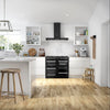 Belling RCA COOKCENTRE 100DF 100cm Dual Fuel Range Cooker - Black Thumbnail