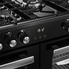 Belling RCA COOKCENTRE 100DF 100cm Dual Fuel Range Cooker - Black Thumbnail