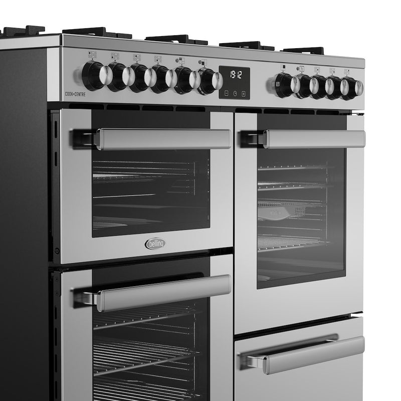 Belling RCA COOKCENTRE 100DF 100cm Dual Fuel Range Cooker - Stainless Steel