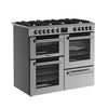 Belling RCA COOKCENTRE 100DF 100cm Dual Fuel Range Cooker - Stainless Steel Thumbnail