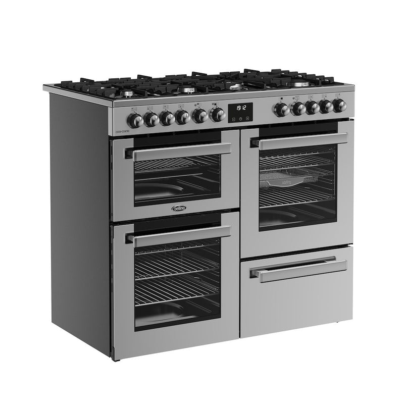 Belling RCA COOKCENTRE 100DF 100cm Dual Fuel Range Cooker - Stainless Steel