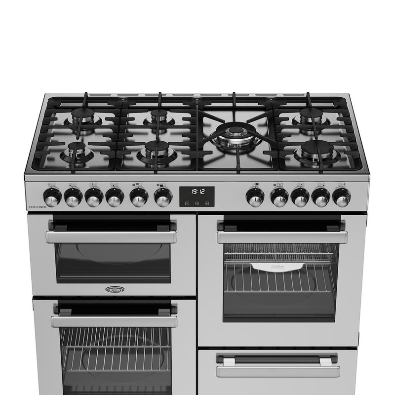 Belling RCA COOKCENTRE 100DF 100cm Dual Fuel Range Cooker - Stainless Steel