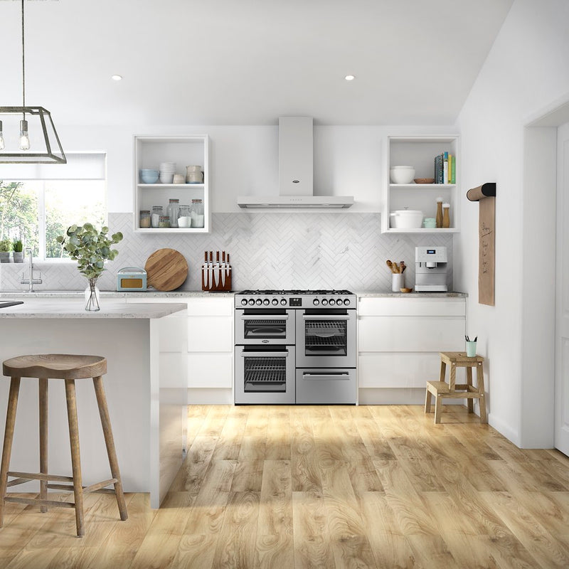 Belling RCA COOKCENTRE 100DF 100cm Dual Fuel Range Cooker - Stainless Steel