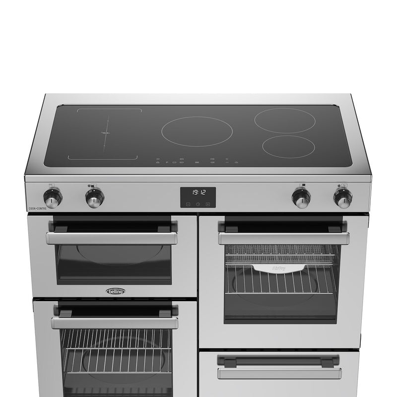 Belling RCA COOKCENTRE 100Ei 100cm Electric Induction Touch Range Cooker - Stainless Steel