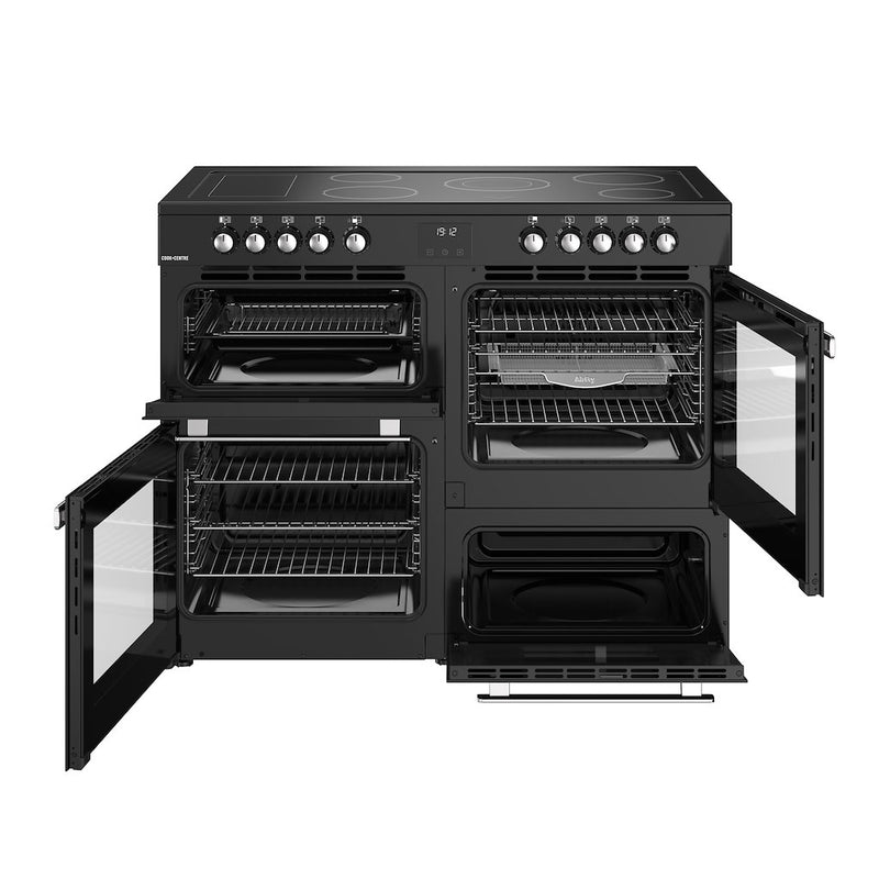 Belling RCA COOKCENTRE 110E 110cm Electric Ceramic Range Cooker - Black