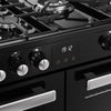 Belling RCA COOKCENTRE 110DF 110cm Dual Fuel Range Cooker - Black Thumbnail