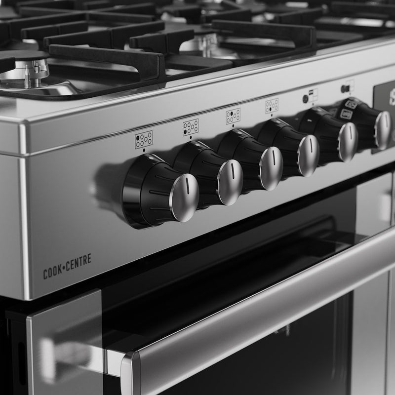 Belling RCA COOKCENTRE 110DF 110cm Dual Fuel Range Cooker - Stainless Steel