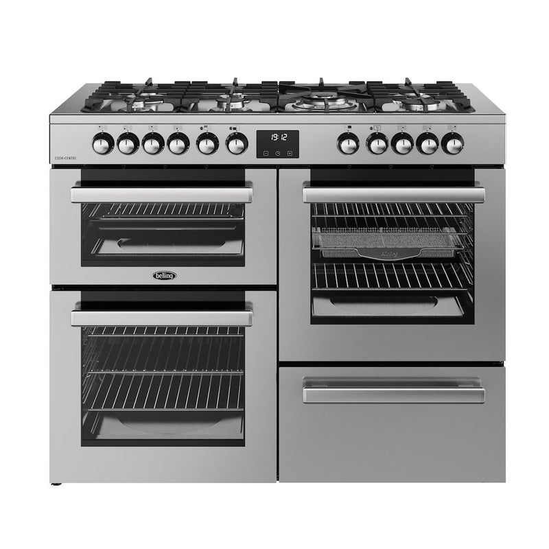 Belling RCA COOKCENTRE 110DF 110cm Dual Fuel Range Cooker - Stainless Steel