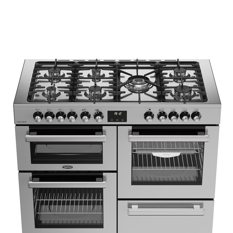 Belling RCA COOKCENTRE 110DF 110cm Dual Fuel Range Cooker - Stainless Steel