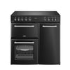 Belling RCA FARMHOUSE 90E 90cm Electric Ceramic Range Cooker - Black Thumbnail