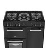Belling RCA FARMHOUSE 90DF 90cm Dual Fuel Range Cooker - Black Thumbnail