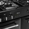 Belling RCA FARMHOUSE 90DF 90cm Dual Fuel Range Cooker - Black Thumbnail