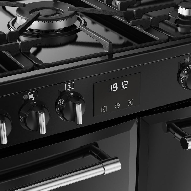 Belling RCA FARMHOUSE 90DF 90cm Dual Fuel Range Cooker - Black