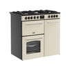 Belling RCA FARMHOUSE 90DF 90cm Dual Fuel Range Cooker - Cream Thumbnail