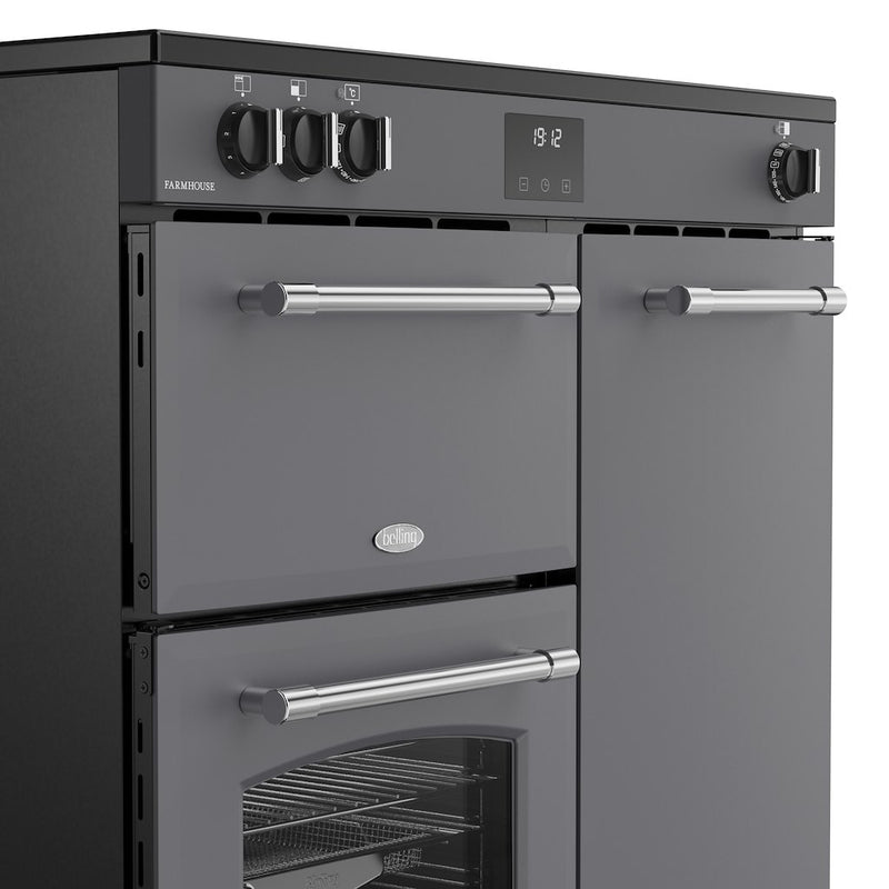 Belling RCA FARMHOUSE 90Ei 90cm Electric Induction Touch Range Cooker - Anthracite