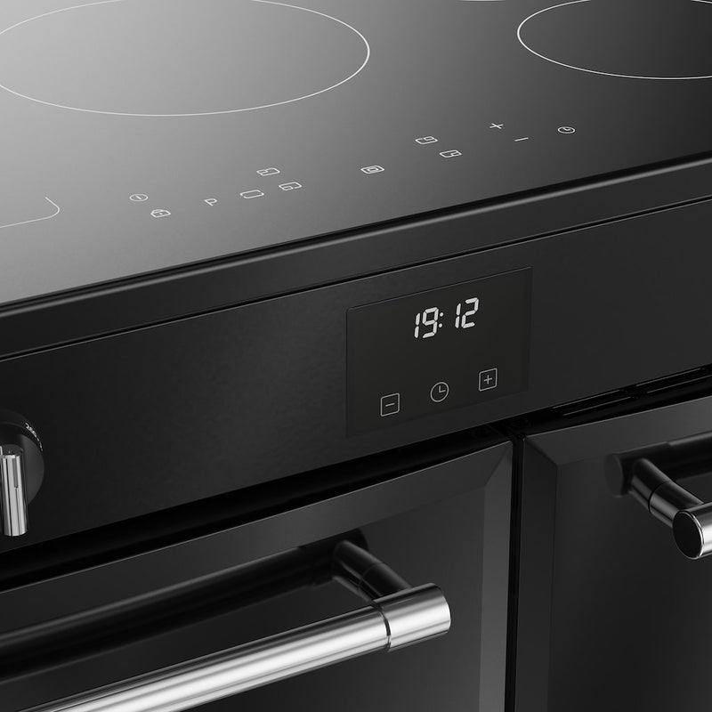 Belling RCA FARMHOUSE 90Ei 90cm Electric Induction Touch Range Cooker - Black