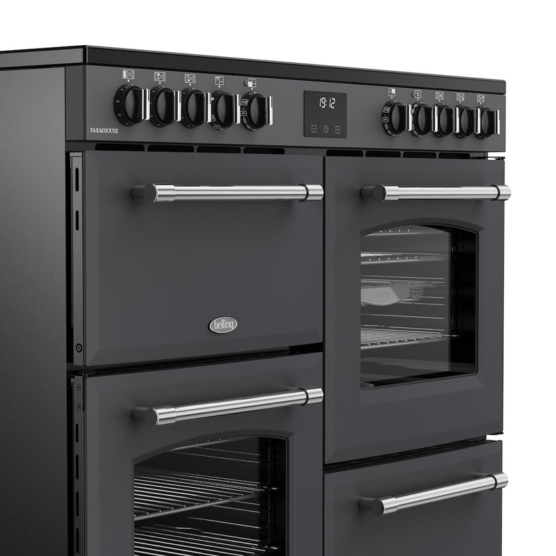 Belling RCA FARMHOUSE 100E 100cm Electric Ceramic Range Cooker - Anthracite
