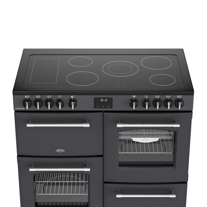 Belling RCA FARMHOUSE 100E 100cm Electric Ceramic Range Cooker - Anthracite