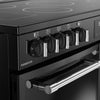 Belling RCA FARMHOUSE 100E 100cm Electric Ceramic Range Cooker - Black Thumbnail