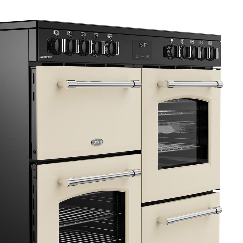 Belling RCA FARMHOUSE 100E 100cm Electric Ceramic Range Cooker - Cream