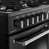 Belling RCA FARMHOUSE 100DF 100cm Dual Fuel Range Cooker - Black Thumbnail