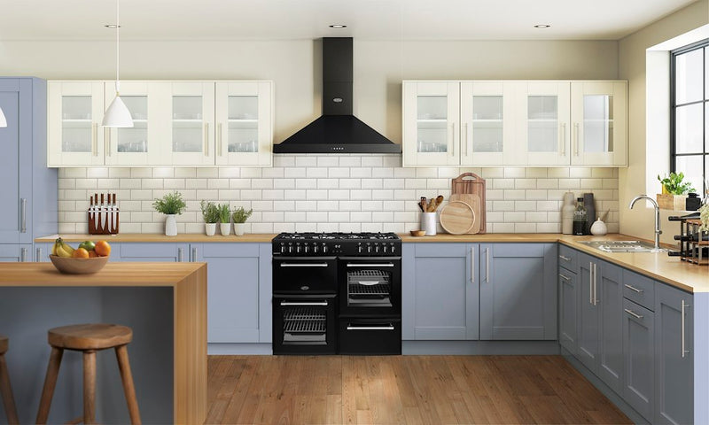 Belling RCA FARMHOUSE 100DF 100cm Dual Fuel Range Cooker - Black