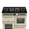 Belling RCA FARMHOUSE 100DF 100cm Dual Fuel Range Cooker - Cream Thumbnail