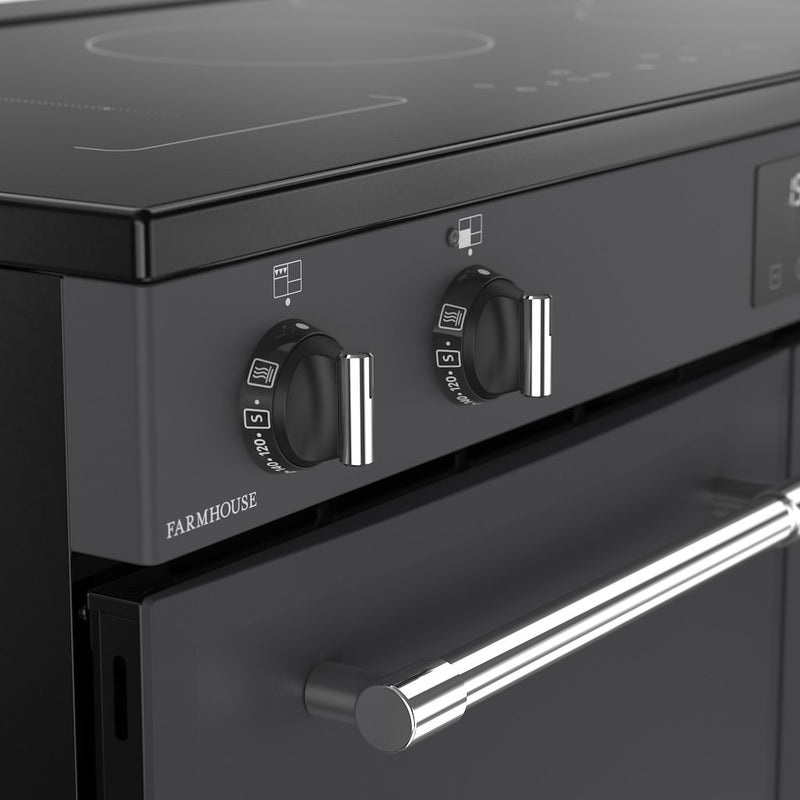 Belling RCA FARMHOUSE 100Ei 100cm Electric Induction Touch Range Cooker - Anthracite
