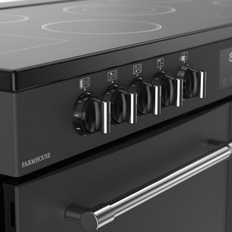 Belling RCA FARMHOUSE 110E 110cm Electric Ceramic Range Cooker - Anthracite