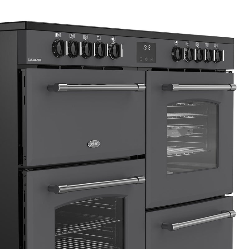 Belling RCA FARMHOUSE 110E 110cm Electric Ceramic Range Cooker - Anthracite